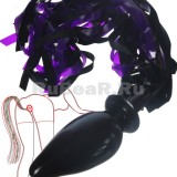 IL4136 Inflatable anal plug with ponytail