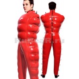 QA0053 Latex inflatable costume "Caterpillar Man"