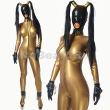 CA0003 Latex Catsuit N3 with foot