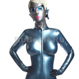 CA0007 Latex Catsuit BOOBS with implants unisex