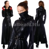 EA0118 Long trench coat with hood unisex