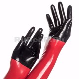 YL0305 Latex Gloves Long bi-color