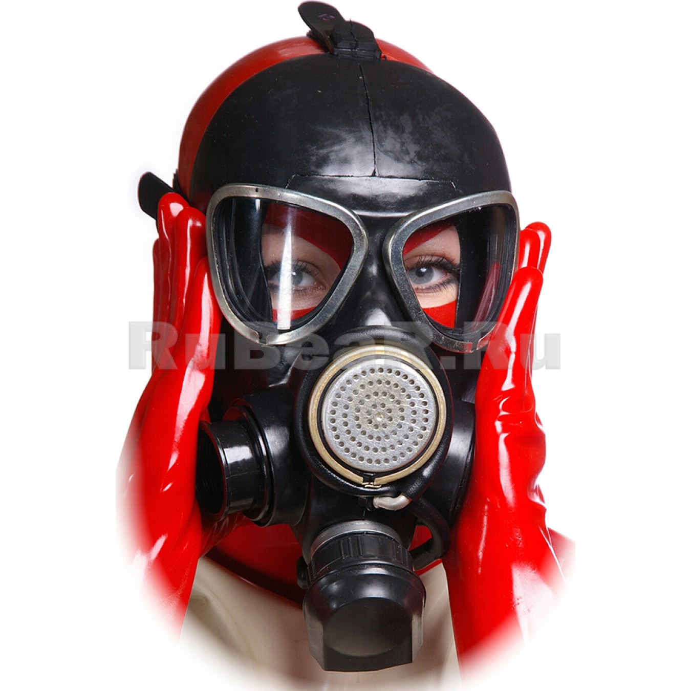 AS9005 Gas Mask with triangular lenses
