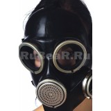 AS9006 Gas Mask with round lenses