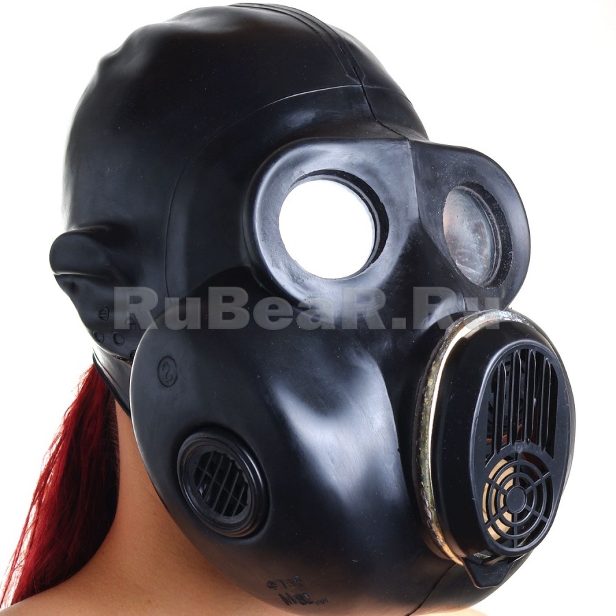 rubber gas mask