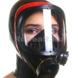 AS9411 Gas Mask with attached hood