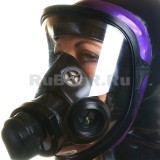 AS9425 Gas Mask with attached hood