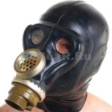 AS9467 Gas Mask ShMS Black with hood