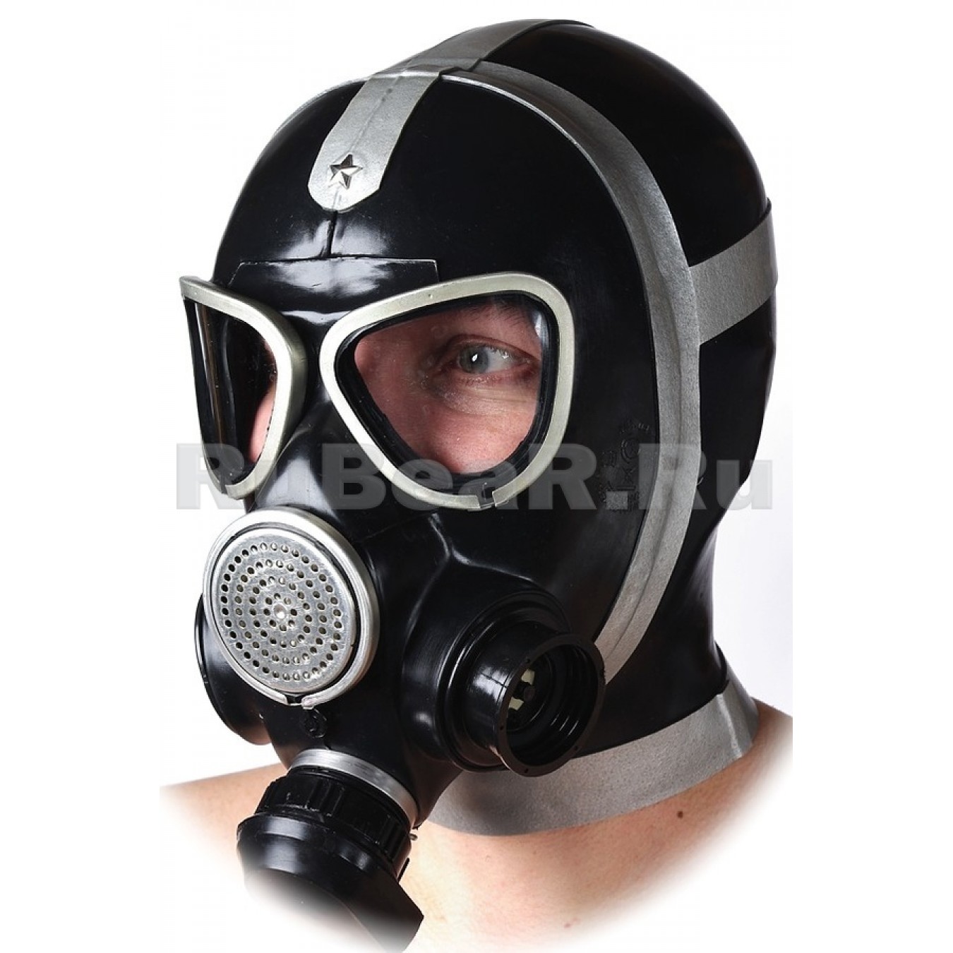 AS9505 Gas Mask with trimmed hood