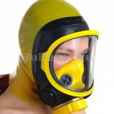 AS9511 Gas Mask with attached hood