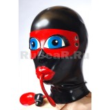 ML0477 Anatomical Latex Mask with Blindfolds