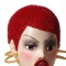 Short rubber haircut Red +35.00€