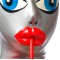 Big lips and inflatable mouth gag QL0105 +7.00€