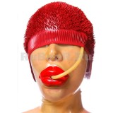 ML0080 Latex Mask with inflatable gag