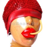 ML0080 Latex Mask with inflatable gag