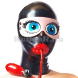 ML0477 Latex Mask with blinders