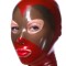 Horn mask, Red with Smoky Semitransparent face (335317)