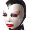 Pierrot mask, Black with White face (001309)
