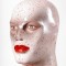 Galaxy mask, Flesh with Black shade and with Red pearl stars (305001330) +2.00€