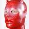 Galaxy mask, Red with Silver shade and with stars (335327)