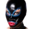 KISS mask, Black with Blue pearl edges (001329)