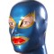 KISS mask, Blue pearl with Gold edges (329333)