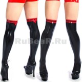 ZL1571 Low molded stockings with trim along the upper edge