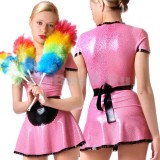 DA920202 Women's Latex Maid Costume