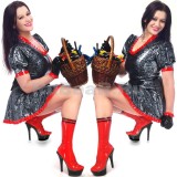 DA920212 Women's Latex Maid Costume