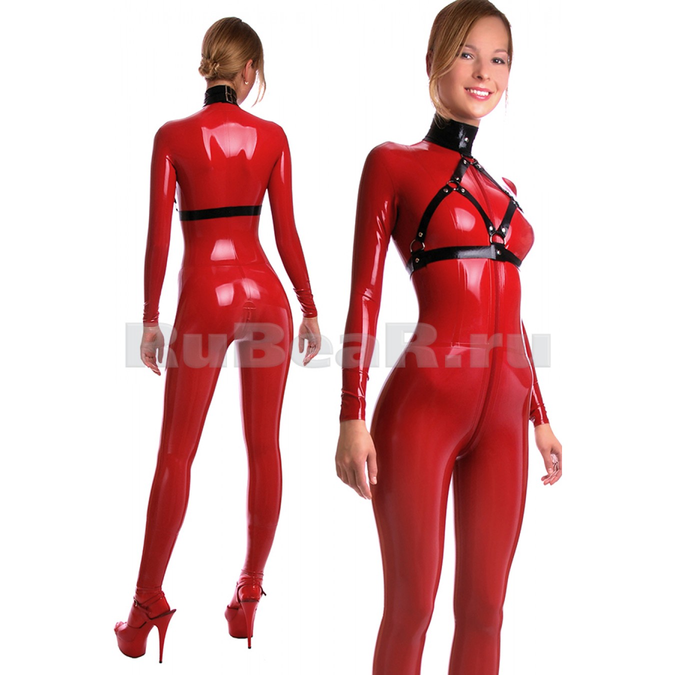 VA0106 Latex Bra Harness