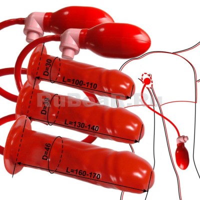 IL0105 Inflatable plug dildo