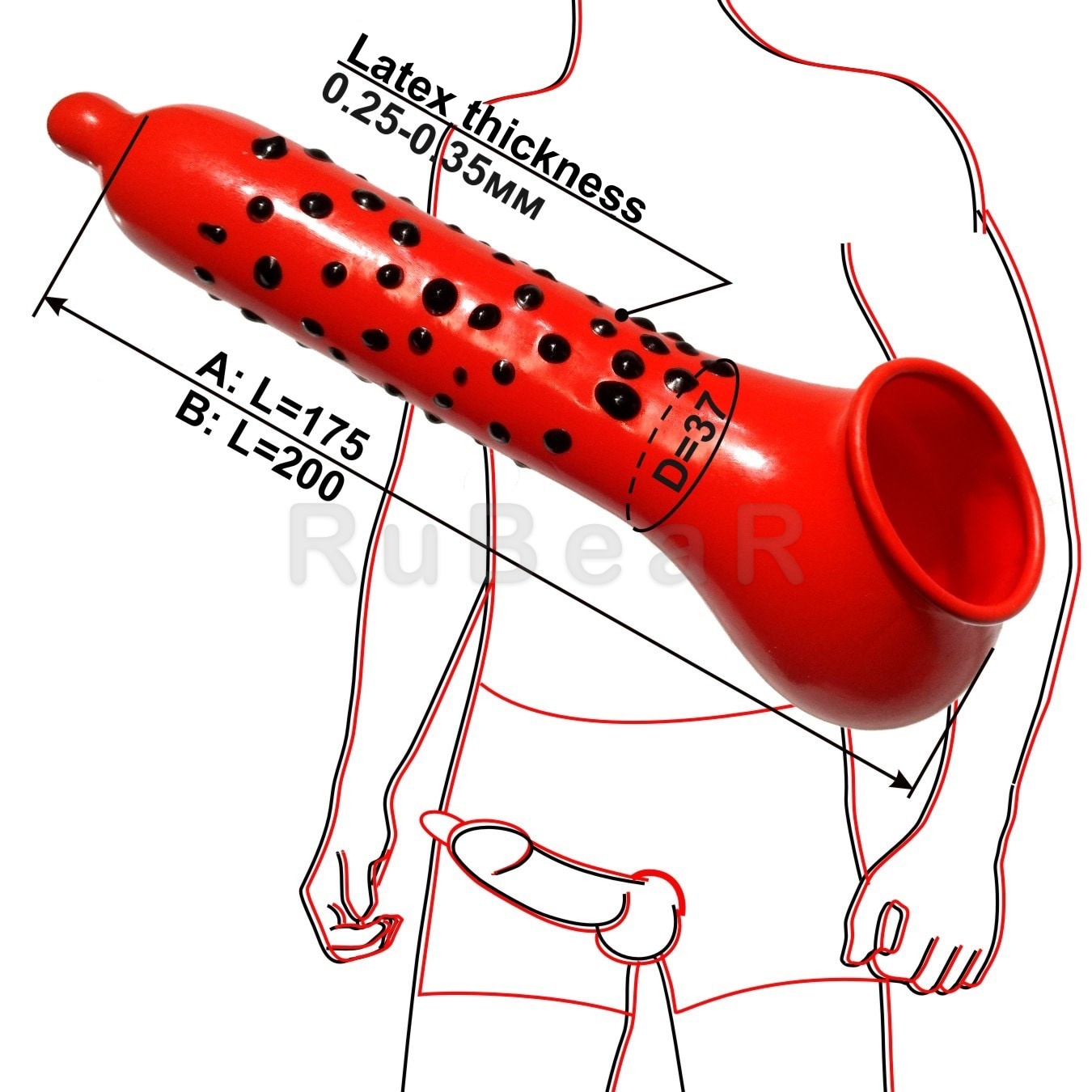 NL0025 Latex Sheath