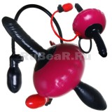 QL8101 Latex inflatable erotic mini pillow