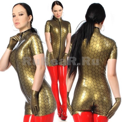 CA0010 Latex Catsuit OURO unisex