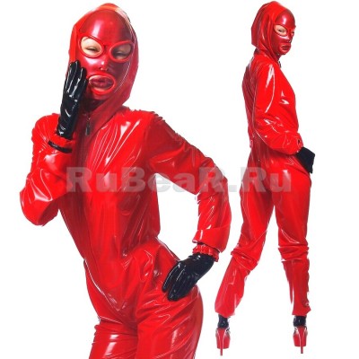 CA3026 Latex Overall HOODING Unisex