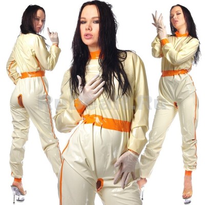 CA3077 Latex Overall Pajamas