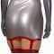 Bottom of dress with edging 15mm add. colors and garters for stockings +27.00€