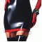 Bottom dress with edging 25mm add. colors with rivets, rings and garters for stockings +27.00€