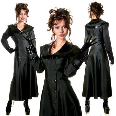 EA0129 Women's double-breasted raincoat