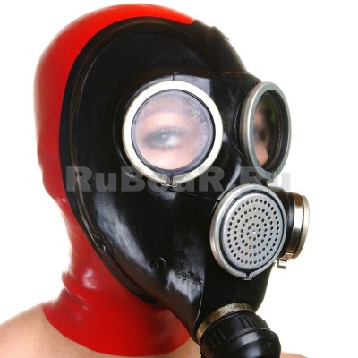 AS9106 Gas Mask with attached hood