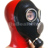 AS9406 Gas Mask with attached hood