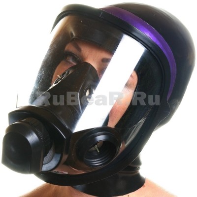 AS9425 Gas Mask with attached hood