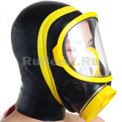 AS9511 Gas Mask with attached hood