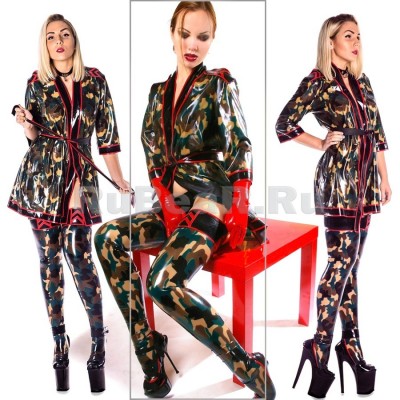 ZA0416 Glued stockings "Mistress Officer"