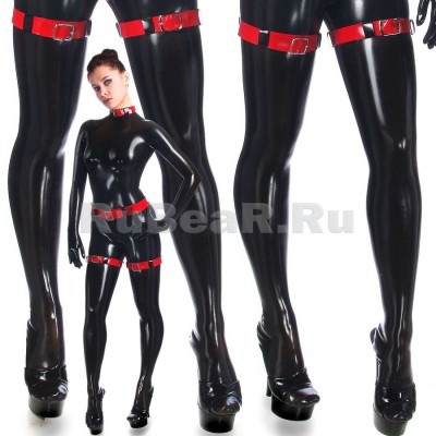 ZA0772 Molded stockings edged with straps with buckles