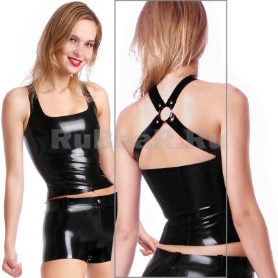 TA012003 Women's Latex Top with Ring