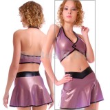 TA085000 Women's Latex Top with Open Back