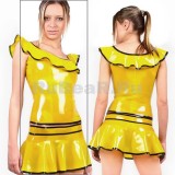 TA090003 Women's Latex Top with Ruffle