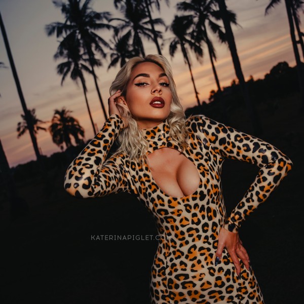 Mistress in Leopard Dress